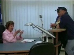 18, Komme på ansigtet, Give finger, Tysk, Bedstemor, Behåret, Ældre kvinde, Hård sex