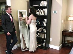 Stunning Brunette Jessica Rex Takes A Fast Fuck With Her BF Before The Wedding