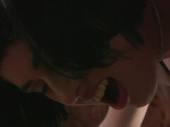 Садо мазо, Большие сиськи, Брюнетки, Сперма на лице, Киски