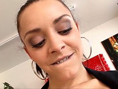 Μεγάλα βυζιά, Μελαχροινή, Ευρωπαίος, Ηδ, Ρουφώντας, Βυζιά