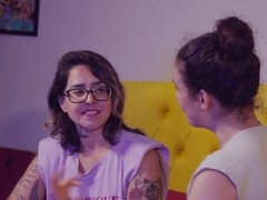 18, Brasilien, Latinsk, Lesbisk, Slikning, Onani, Fisse, Teenager