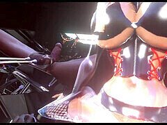 3d, Bdsm, Sperm skott, Spill, Latex