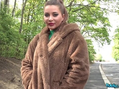 Amatør, Intervju, Store pupper, Kukk suging, Brunette, Pikk, Ansiktssperm, Offentlig