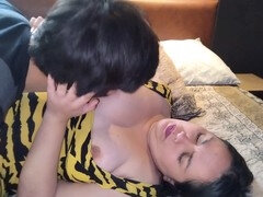 Tante, Grote kont, Stel, Indisch, Stiefmoeder