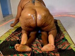 Africano africana, Mulher linda e grande, Casal, Peidar, Massagem, Maduroa, Xoxota