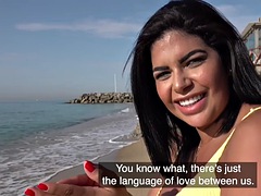 Curvy Latina is attracted to outdoor sex in POV action