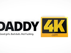 Grandpa lures and nails son's hot girlfriend in bar