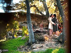 Girlsway squirting summer three way with Karlee Grey & Jillian Janson