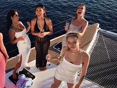 Lifeselector - Horny babes at a bachelorette party by the sea
