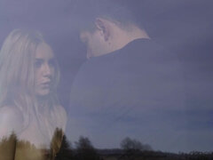 Europees, Zoenen, Natuurlijke tieten, Buiten, Doordringend, Russisch, Kort haar, Sokken