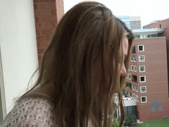 Amatőr, Fürdőszoba, Gesztenyebarna, Ruha, Ujjazás, Nagylány, Nézőpont, Begyek