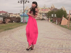 Amador amadora, Morena, Exibicionismo, Mamãe, Melharucos naturais, Ao ar livre cartaz de rua outdoor, Público, Russoa