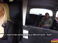 Blond Hair Girl Has Her First Big Black Dick Female Fake Taxi