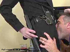 Policewoman Natalie Mars plowed by white hefty manhood stud