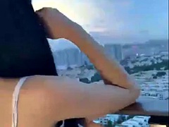 Chinese femdom licking a girls feet