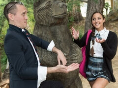 Duży tyłek, Duży kutas, Obciąganie, Brunetka, Wielorasowy, Naturalne cycki, Nastolatki, Cycki