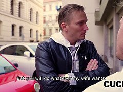 Velké kozy, Brunetka, Cuckold, Hd, Peníze, Přírodní prsa, Punčochy, Tetování
