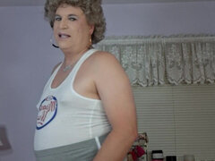 Enthousiasteling, Amerikaans, Mooie dikke vrouwen, Rijpe lesbienne, Alleen, Tieten likken