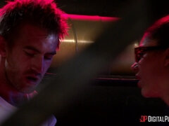 Ameriški, Bondage, Rjavolaska, Zunanji izliv, Grobo, Kratki lasje, Koščena, Šeškanje