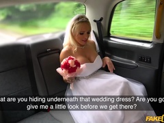 Fake Taxi (FakeHub): Bride creampied on her wedding day