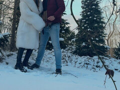 素人, デカ尻, フェラチオ, カップル, 熟年, アウトドア, 赤毛