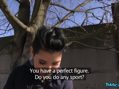 Amateur, Estilo perrito, Al aire libre, Pov, Estudiante