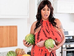 Bbw stor vacker kvinna, Stor stjärt, Stora tuttar, Fetisch, Kök, Onani, Milf, Solo