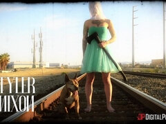 Blonde's Outdoor Horror Passion Sparks Intense Wild Desire