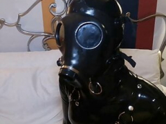 Vicky Devika Gas Mask Heavy Rubber Latex Compilation