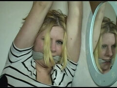 Amateur, Sadomasoquismo, Rubia, Amarrada, Hembra, Flaco, Atada