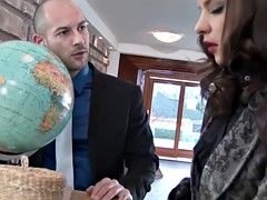 Europejski, Twarzowy, Biuro, Pończochy, Trójkąt