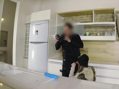 Amatőr, Cumizás, Gépkocsi, Pár, Ondó fröcskölés, Kutya póz, Szabadban, Uniformis