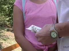 HUNT4K. She almost lost her wallet but found crazy sex