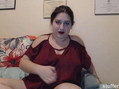 Culo grosso, Tette grandi, Brunetta, Tettona, Grassa, Solo, Ragazza, Webcam