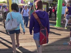 Double Date at the Pier with Kiera Winters and Lara Brookes
