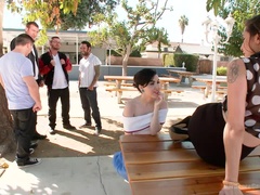 The Bad Seeds: Tegan Tate Brutally Takes Four Cocks