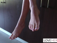 Sister  s Foot Fetishist BF Gapes Naomi Swann - Ass XXX