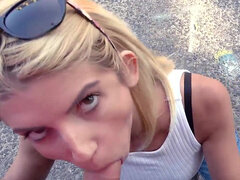 Tyłek, Blondynka, Naturalny, Na wolnym powietrzu, Publiczny, Rzeczywistość, Ogolona, Mocno