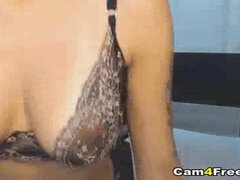 Cul, Nana, Doigter, Lesbienne, Léchez, Massage, Seins naturels, Webcam