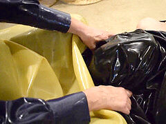 素人, 緊縛, カップル, 服従, レディボーイ, シーメール, オッパイの, おもちゃ