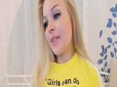 Amateur, Blonde, Masturbation, Adolescente, Jouets