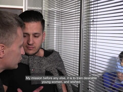 18, Anaali, Ruskeahiuksinen, Spermashotti, Tupla penetraatio, Oppilas, Teini, Kolmen kimppa