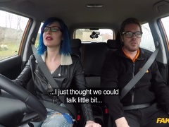 Fake Driving School (FakeHub): Anal Sex for Blue Haired Learner